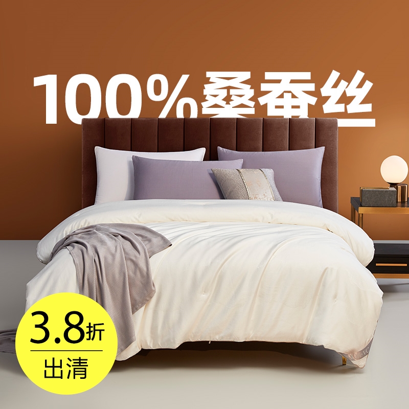 珍享柔肤桑蚕丝冬被